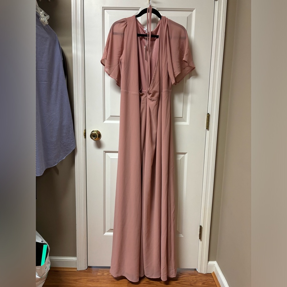 Baltic Born Blush Wrap Maxi Dress, XL